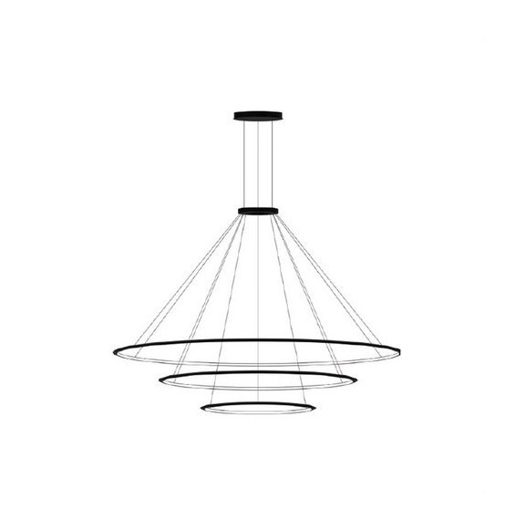 LedsC4 - Luminaria colgante circular grande 4000K 1-10V blanco
