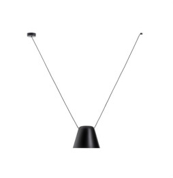 LedsC4 - Luminaria colgante 00-7391 ATTIC 1xE27 23 negro mate