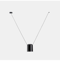 LedsC4 - Luminaria colgante 00-7392 ATTIC 1xE27 23 negro mate