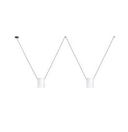 LedsC4 - Luminaria colgante 00-7394 ATTIC 2xE27 23 blanco mate