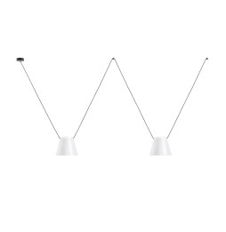 LedsC4 - Luminaria colgante 00-7397 ATTIC 2xE27 23 blanco mate
