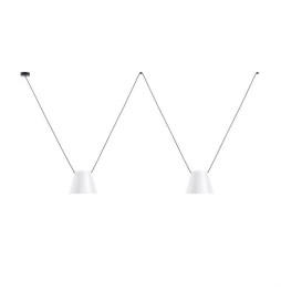 LedsC4 - Luminaria colgante 00-7397 ATTIC 2xE27 23 blanco mate