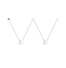 LedsC4 - Luminaria colgante 00-7397 ATTIC 2xE27 23 blanco mate