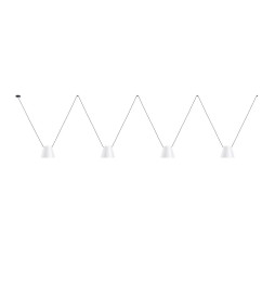LedsC4 - Luminaria colgante 00-7403 ATTIC 4xE27 23 blanco mate