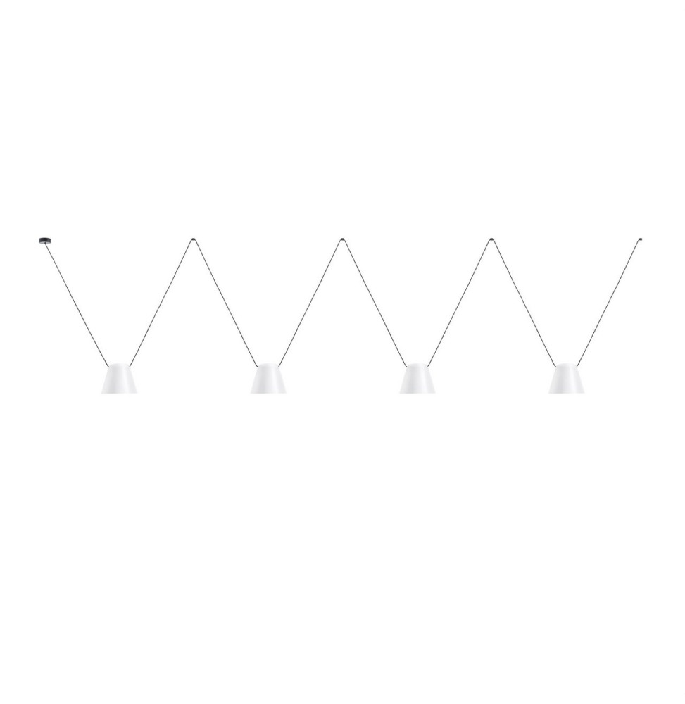 LedsC4 - Luminaria colgante 00-7403 ATTIC 4xE27 23 blanco mate LedsC4 - Luminaria colgante 00-7403 ATTIC 4xE27 23 blanco mate