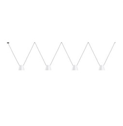 LedsC4 - Luminaria colgante 00-7403 ATTIC 4xE27 23 blanco mate