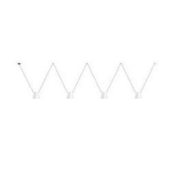 LedsC4 - Luminaria colgante 00-7403 ATTIC 4xE27 23 blanco mate