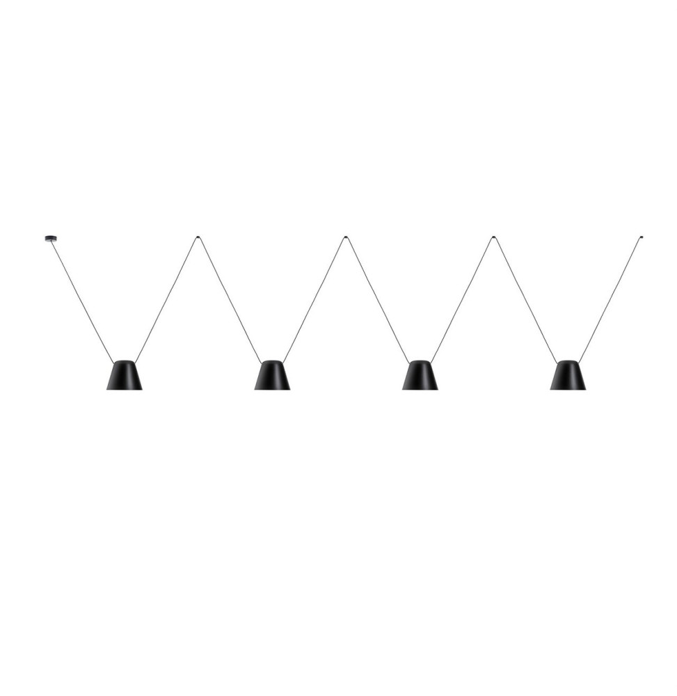 LedsC4 - Luminaria colgante 00-7403 ATTIC 4xE27 23 negro mate LedsC4 - Luminaria colgante 00-7403 ATTIC 4xE27 23 negro mate