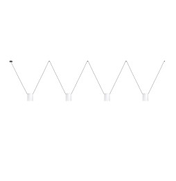 LedsC4 - Luminaria colgante 00-7402 ATTIC 4xE27 23 blanco mate