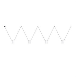 LedsC4 - Luminaria colgante 00-7402 ATTIC 4xE27 23 blanco mate