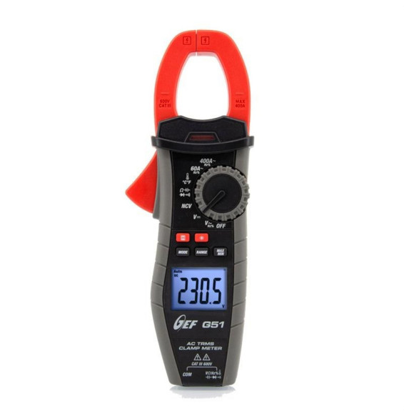 HT-INSTRUMENTS - Pinza amperimetrica G51 400A CA categoría III completa