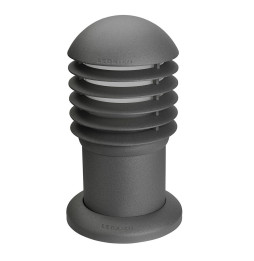 LedsC4 - Baliza 30cm rejilla E27 100/23W gris urbano