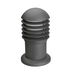 LedsC4 - Baliza 30cm rejilla E27 100/23W gris urbano