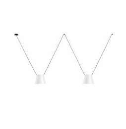LedsC4 - Luminaria colgante 00-7399 ATTIC 3xE27 23 blanco mate