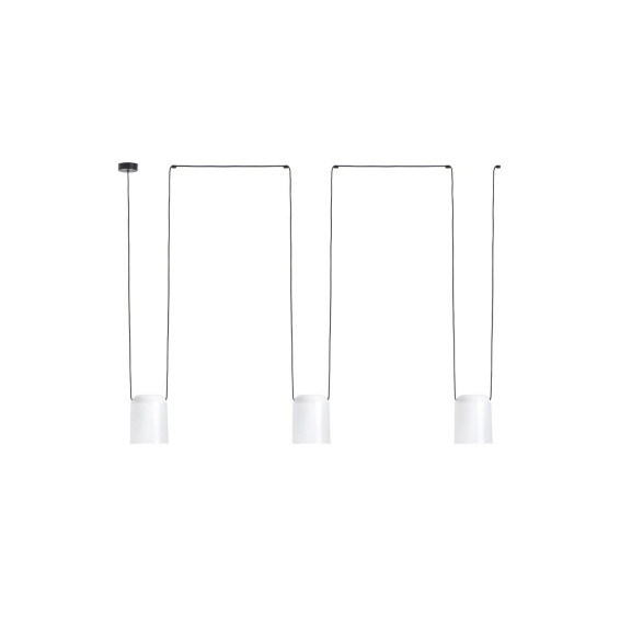 LedsC4 - Luminaria colgante 00-7400 ATTIC 3xE27 23 blanco mate