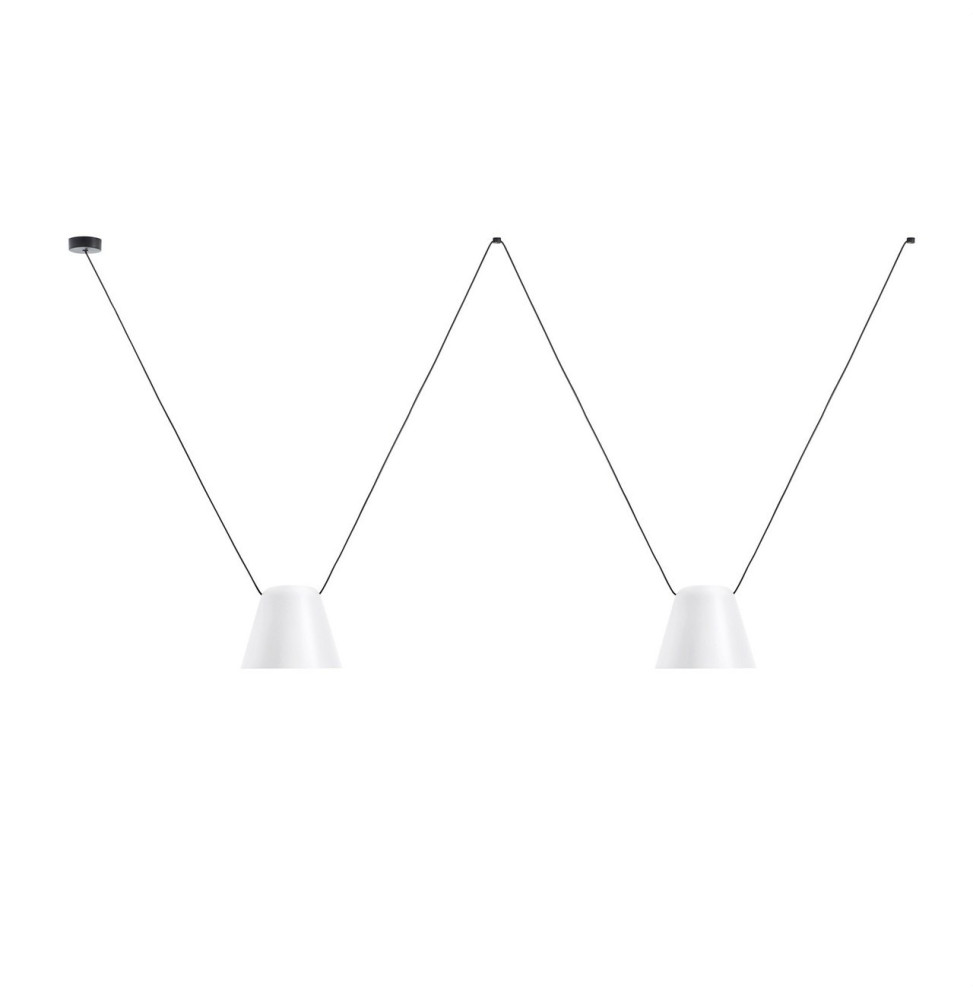 LedsC4 - Luminaria colgante 00-7401 ATTIC 3xE27 23 blanco mate LedsC4 - Luminaria colgante 00-7401 ATTIC 3xE27 23 blanco mate