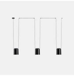 LedsC4 - Luminaria colgante 00-7398 ATTIC 3xE27 23 negro mate
