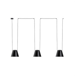LedsC4 - Luminaria colgante 00-7399 ATTIC 3xE27 23 negro mate