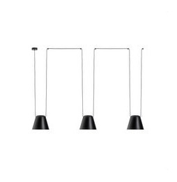LedsC4 - Luminaria colgante 00-7399 ATTIC 3xE27 23 negro mate