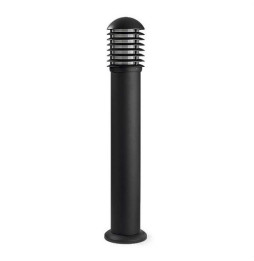 LedsC4 - Baliza 90cm rejilla E27 100/23W gris urbano
