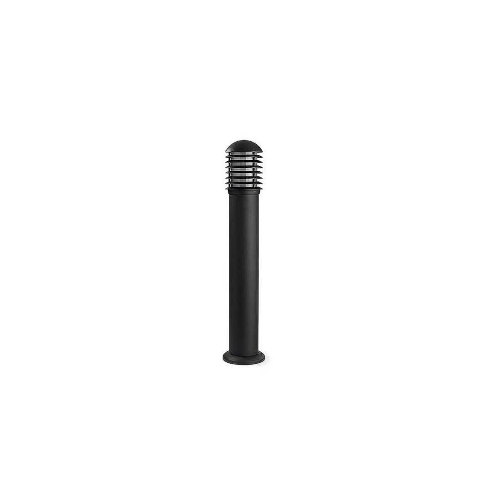 LedsC4 - Baliza 90cm rejilla E27 100/23W gris urbano