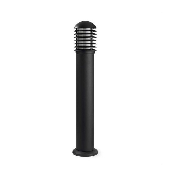 LedsC4 - Baliza 90cm rejilla E27 100/23W gris urbano