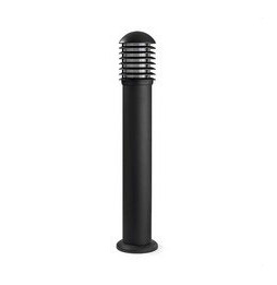 LedsC4 - Baliza 90cm rejilla E27 100/23W gris urbano