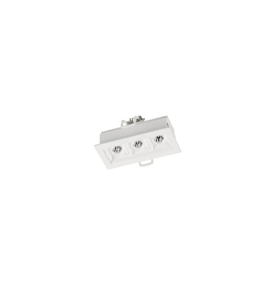 LedsC4 - Empotrable de techo 90-6676-14-14 BENTO 3xLED 6,1 blanco negro