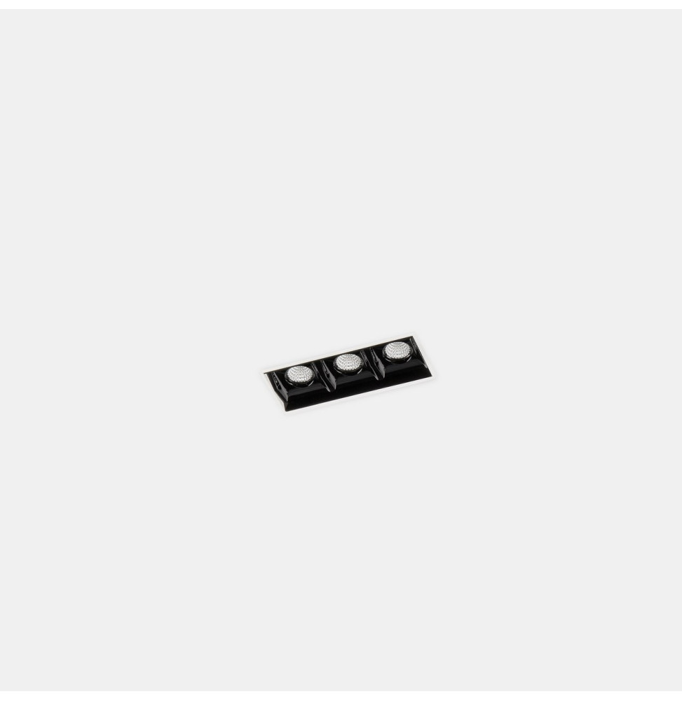 LedsC4 - Empotrable de techo 90-6676-14-60 BENTO 3xLED 6,1 blanco negro