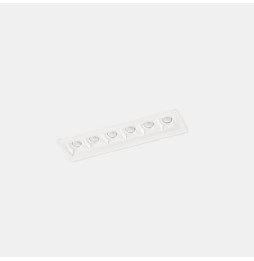 LedsC4 - Empotrable de techo 90-6680-14-14 BENTO 6xLED 12,2 blanco negro