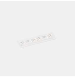 LedsC4 - Empotrable de techo 90-6681-14-14 BENTO 6xLED 12,2 blanco negro
