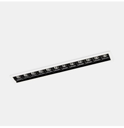 LedsC4 - Empotrable de techo 90-6685-14-60 BENTO 12xLED 24,4 blanco negro