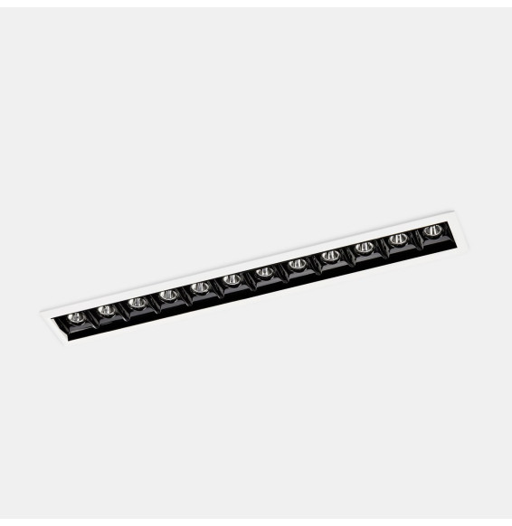 LedsC4 - Empotrable de techo 90-6685-14-60 BENTO 12xLED 24,4 blanco negro