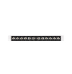 LedsC4 - Empotrable de techo 90-6688-14-60 BENTO 12xLED 24,4 blanco negro