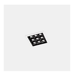 LedsC4 - Empotrable de techo 90-6697-14-60 BENTO 9xLED 18,3 blanco negro