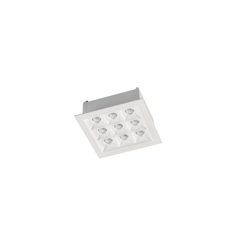 LedsC4 - Empotrable de techo 90-6699-14-14 BENTO 9xLED 18,3 blanco negro LedsC4 - Empotrable de techo 90-6699-14-14 BENTO 9xLED 18,3 blanco negro