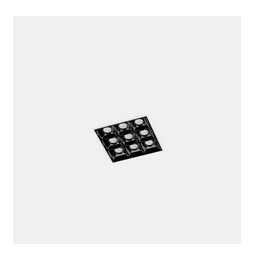 LedsC4 - Empotrable de techo 90-7005-14-60 BENTO 9xLED 18,3 blanco negro