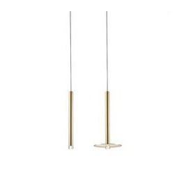LedsC4 - Luminaria colgante CANDLE COMBINATIONS 18xLED 62,8W oro satinado