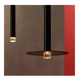 LedsC4 - Luminaria colgante CANDLE COMBINATIONS 30xLED 98,8W negro