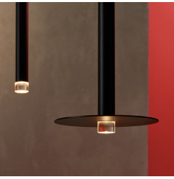 LedsC4 - Luminaria colgante CANDLE COMBINATIONS 30xLED 98,8W negro