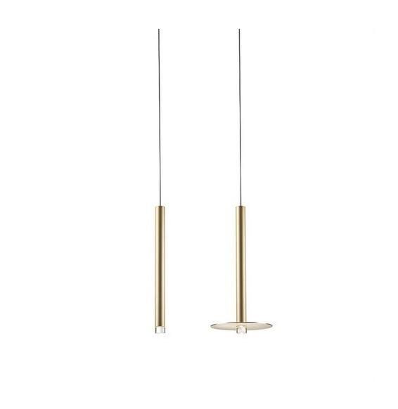 LedsC4 - Luminaria colgante CANDLE COMBINATIONS 30xLED 98,8W oro satinado