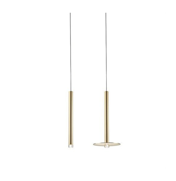 LedsC4 - Luminaria colgante CANDLE COMBINATIONS 30xLED 98,8W oro satinado
