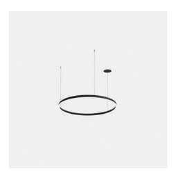 LedsC4 - Luminaria colgante CIRCULAR 864xLED 63,5W negro mate