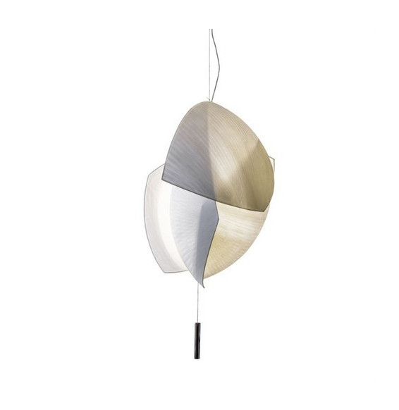 LedsC4 - Luminaria suspendida Voiles 2700K 192xLED 47.5 cromo