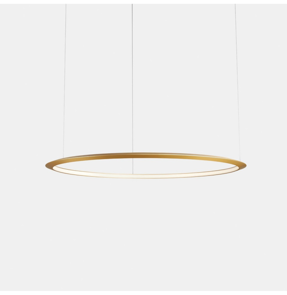 LedsC4 - Luminaria superficie Circular Inward Light 3000K On / Off 63.5W dorado 864xLED