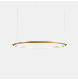 LedsC4 - Luminaria superficie Circular Inward Light 4000K 0-10V 110W dorado 1512xLED