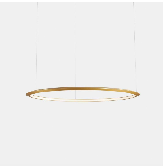 LedsC4 - Luminaria superficie Circular Inward Light 4000K 0-10V 110W dorado 1512xLED