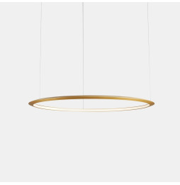 LedsC4 - Luminaria superficie Circular Inward Light 4000K 0-10V 31.7W dorado 432xLED