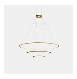 LedsC4 - Luminaria superficie Circular Inward Light 4000K On / Off 326.6W dorado 4104xLED