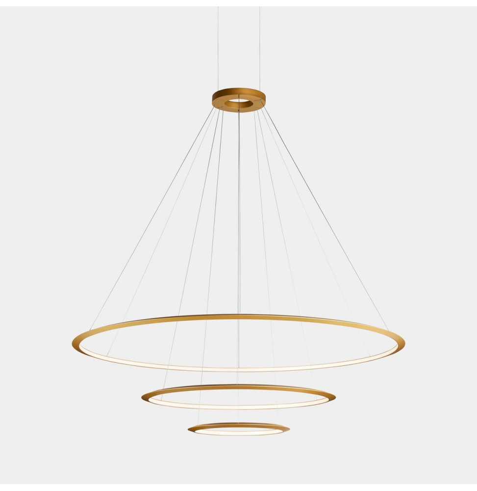 LedsC4 - Luminaria superficie Circular Inward Light 2700K 0-10V 223.5W dorado 2808xLED LedsC4 - Luminaria superficie Circular Inward Light 2700K 0-10V 223.5W dorado 2808xLED